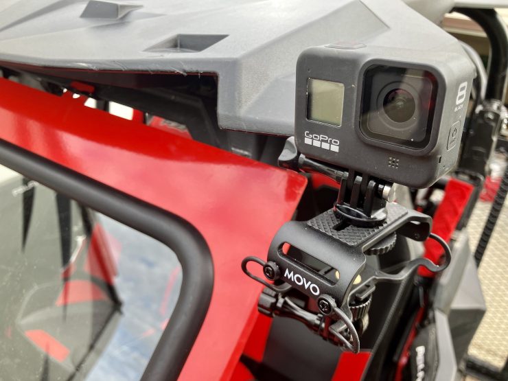 Photo of the GoPro Hero 8 on the dampener