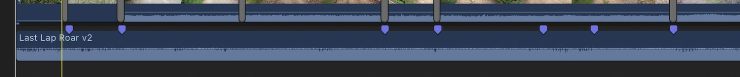 Screenshot of Final Cut Pro audio markers