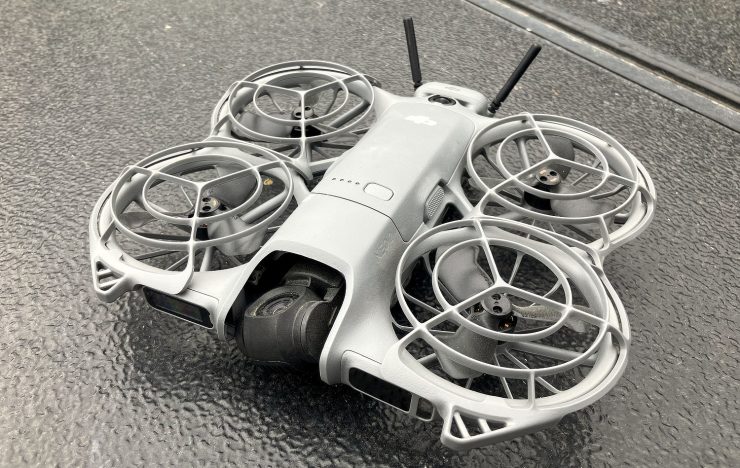 Photo of the Neo 2, now with transceiver installed
