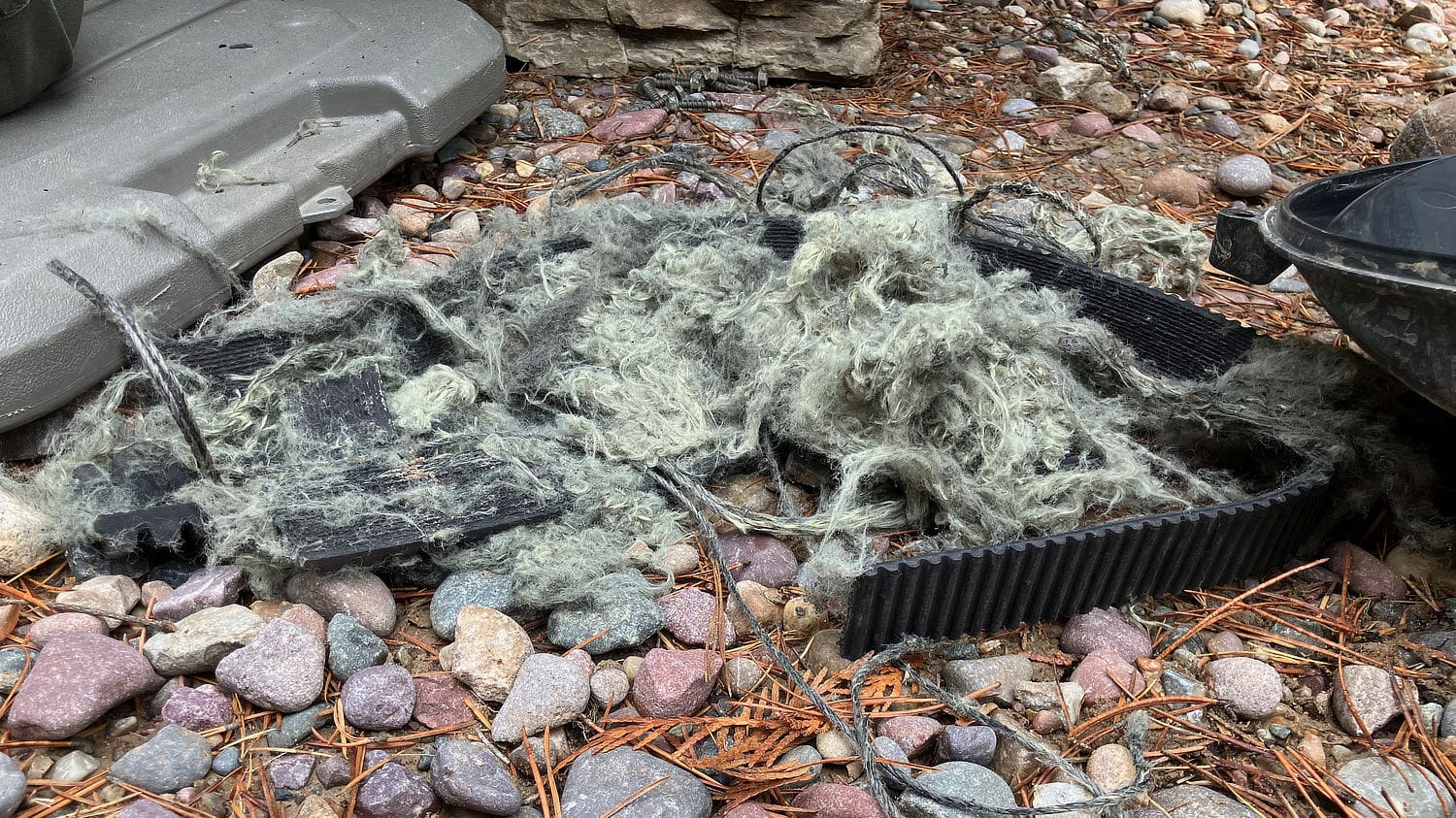 Failed RZR drive belt
